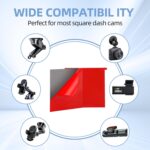 6Pcs Heavy Duty Dash Cam Mounting Tape - Ultra Heat Resistant Double-Sided Adhesive Pads for Windshield, Dashboard, GPS & Camera Holders | 60% Stronger Than Foam Tapes, Weatherproof & Customizable - Image 5