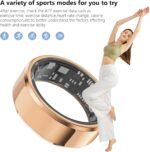 Fitness Tracker Smart Ring,Step Counter,Heart Rate Blood Oxygen Sleep Tracker Health Ring, 5ATM Waterproof Long Battery Life Smart Rings Compatible with iOS & Android - Image 8