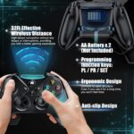 Gamrombo Wireless Controller Replacement for Xbox One/Xbox One X/One S/Xbox Series S/X Gamepad with Turbo/3.5mm Audio Jack/Macro/Dual Vibration - Need to upgrade（Black） - Image 5