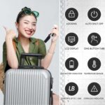 Nuenen 6 pcs Travel Digital Luggage Scale Portable Suitcase Handheld Weight Scale Hanging Baggage Scale 110LB/50KG, Includes Battery - Image 5