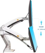 NB North Bayou Dual Monitor Desk Mount Stand Full Motion Swivel Computer Monitor Arm Fits 2 Screens up to 32'' with Load Capacity 6.6~26.4lbs for Each Monitor G75-W - Image 4