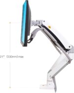 NB North Bayou Dual Monitor Desk Mount Stand Full Motion Swivel Computer Monitor Arm Fits 2 Screens up to 32'' with Load Capacity 6.6~26.4lbs for Each Monitor G75-W - Image 7