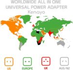 Worldwide Universal Power Adapter, All-in-One International Travel Plug Converter for USA, EU, UK, France, Italy, Australia, India - Portable Wall Charger Plug - Image 3