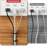 700 Pcs Cable Management Kit - Black 8-Inch Cable Ties, 3M Self-Adhesive Mounts, Saddle Mounts, Screws - Wire Organizer for Home, Office, Car, Computer, TV - Heavy Duty, Easy Installation - Image 6