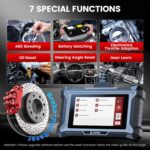 ANCEL DS100 OBD2 Scanner - ABS, SRS, Transmission & Check Engine Code Reader with 7 Reset, Oil/Brake/BMS/SAS/ETS Reset, ABS Auto Bleeding, Gear Learning, Lifetime Free Update, Online Customer Service - Image 4