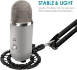 Blue Yeti Shock Mount, Alloy Shockmount Reduces Vibration Noise Matching Mic Boom Arm, Compatible for Blue Yeti and Yeti Pro Microphone by YOUSHARES - Image 5