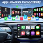 Wireless CarPlay Adapter for Apple iPhone-Convert Wired to Wireless CarPlay,Plug & Play,Low Latency,Mini Size,Compatible with iOS 10+ & Cars with Built-in CarPlay (Silver) - Image 5