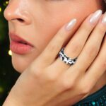 Printed Silicone Protective Cover Compatible with Oura Ring Protector,8pcs Elastic Case for Oura Ring Gen4/3 Smart Ring Starry (Printed case, S for 6/7/8/9) - Image 4
