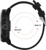 18mm 20mm 22mm Width Silicone Quick Release Wristband Replacement Sports Straps Bracelet Watch Band Women Men Strap with Quick Release Pins for Smartwatch - Image 3