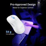 ASUS ROG Keris II Ace Wireless Gaming Mouse, 54g Lightweight, AimPoint Pro 42K Optical Sensor, Optical Micro Switches, SpeedNova Wireless, ROG Polling Rate Booster, Esports & FPS Gaming, White - Image 4
