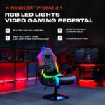 X Rocker PC Computer Video Gaming Office Pedestal Chair, Built in Audio Speakers, Ergonomic Design, Gamer Chair for Adults, Teens, Men, Boys, Girls - Image 5