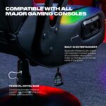 X Rocker PC Computer Video Gaming Office Pedestal Chair, Built in Audio Speakers, Ergonomic Design, Gamer Chair for Adults, Teens, Men, Boys, Girls - Image 6