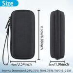 khanka Hard Travel Case Replacement for Anker MagGo 6.6k/10K Magnetic Power Bank/Anker MagGo USB-C Adapter,10k Power Bank,Case Only(Black). - Image 4