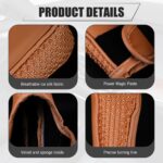 1 PC Car Gear Shifting Knob Cover, 2.75In x 4.72In Vehicle Interior Decoration Accessories, Anti-Slip Anti-Scratch Design, Universal Automotive Shifter Knobs Cover for Car SUV Truck (Brown) - Image 4