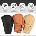 1 PC Car Gear Shifting Knob Cover, 2.75In x 4.72In Vehicle Interior Decoration Accessories, Anti-Slip Anti-Scratch Design, Universal Automotive Shifter Knobs Cover for Car SUV Truck (Brown) - Image 7