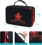 Hard Case for Blue Yeti Microphone, Yeti X, Yeti Pro Mic, Mic Carrying Case Compatible with Blue Microphones, Travel Case Fit Blue Yeti Cable and Other Accessories - by YOUSHARES - Image 3