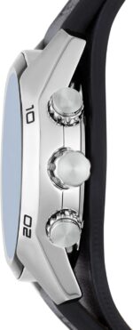 Fossil Men's Coachman Quartz Stainless Steel and Leather Chronograph Watch - Image 3