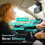 4K+2K Dual Dash Cam Front and Rear, Dashcam with Voice Control, Sony IMX415, ADAS Driver Alerts, Starry Night Vision, 24/7 Parking Monitor, 5.8GHz WiFi & GPS, Free 64GB Card, Loop Recording - Image 6