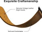Vintage Leather Bands Compatible with Apple Watch Band 38mm 40mm 41mm 42mm 44mm 45mm 46mm 49mm,Genuine Leather Retro Strap Compatible for Men Women iWatch Ultra SE Series 10/9/8/7/6/5/4/3/2/1 - Image 4