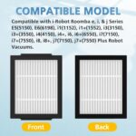 Filter Replacement for iRobot Roomba e, i and j Series i7 i7+/plus i3 i3+ E5 E6 E7 i4 i6 i6+ i8 i8+ Robot Vacuum Cleaners parts, 9 Pack High Efficiency 4639161 Filters - Image 3