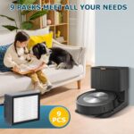 Filter Replacement for iRobot Roomba e, i and j Series i7 i7+/plus i3 i3+ E5 E6 E7 i4 i6 i6+ i8 i8+ Robot Vacuum Cleaners parts, 9 Pack High Efficiency 4639161 Filters - Image 7