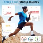 Smart Health Wristband, Wearable Health Fitness Tracker, 120+ Sports Modes, All-Day Automatic Monitoring, with Pedometer/Improve Sleep/Stress/Health, IP68 Waterproof, 2 Pack Bands, Free APP - Image 4