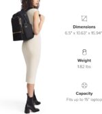 TUMI - Voyageur Celina Backpack - Travel Backpack for Women - For Business, Commute - Holds Up to 16" Laptop - Indigo & Silver Hardware - Image 9