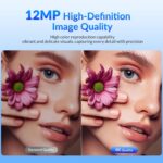 4K Webcam for PC with Sony Sensor, Auto Focus & Privacy Cover, Ultra HD 4K Streaming Camera, 2 Noise-Cancelling Mics, USB Plug & Play, 77° FOV, Web Camera for Zoom, Skype, Teams, Video Calling - Image 3