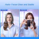 4K Webcam for PC with Sony Sensor, Auto Focus & Privacy Cover, Ultra HD 4K Streaming Camera, 2 Noise-Cancelling Mics, USB Plug & Play, 77° FOV, Web Camera for Zoom, Skype, Teams, Video Calling - Image 4