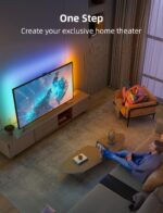 Ailofy Smart LED Backlight with Camera for 55-65 inch Screens, 12.5ft LED Strip Lights Sync to Screen & Music, Color Changing Lights Work with Alexa & Google Assistant, App Control - Image 3