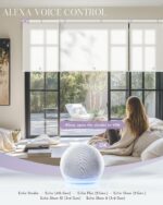 Graywind Smart Coupled Roller Shades Compatible with Alexa Google Custom Size Solar Powered Motorized Linked Blinds for Windows (Dimout Textured Series) - Image 4