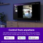 Roku Smart Home Wireless Video Doorbell & Chime - 1440p HD Night Vision Ultrawide View Doorbell Camera with Motion & Sound Detection, Works with Alexa & Google - 90-Day Subscription Included - Image 5