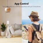 BN-LINK Smart Light Switch with Timer Function, Single Pole, 2.4GHz Wi-Fi in-Wall Switch, Neutral Wire Required, Compatible with Alexa and Google Assistant, No Hub Required, White(4 Pack) - Image 4