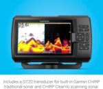 Garmin Striker Vivid 7cv, U.S. with GT20-TM Transducer - Easy-to-Use 7-inch Color Fishfinder and Sonar Transducer, Vivid Scanning Sonar Color Palettes (010-02552-00) - Image 5