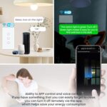Alexa Light Switch Need Neutral Wire No Hub Required,2.4GHz WiFi Switch Glass Panel APP Control Work with Tuya/Smart Life,White 3 Gang - Image 7