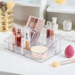 Vtopmart 3 Tier Clear Makeup Organizer with Drawer, Cosmetic Storage for Dresser Countertop and Bathroom Vanity, Beauty Holder for Lipstick Brush Skincare - Image 4