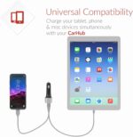 Crave CarHub 54W 4 Port USB Car Charger, Qualcomm Quick Charge 3.0 - Black - Image 5
