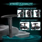 AA Products Gaming Chair Ergonomic High Back Computer Racing Chair Adjustable Office Chair with Footrest, Lumbar Support Swivel Chair - Upgraded Version BlackGrey - Image 5