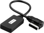 Bluetooth Car kit for Mercedes-Benz,Media Interface AUX Wireless Adator,Compatible with iPhone Android Smartphones,Works with Mercedes Equipped with MMI Rectangular Socket ONLY - Image 3
