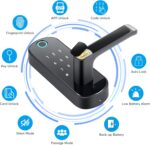 TTLock Smart Lock - Bluetooth Enabled Fingerprint & Touchscreen Keyless Entry Auto Lock for Front Door, Office, Apartment, Garage - Image 3