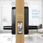 TTLock Smart Lock - Bluetooth Enabled Fingerprint & Touchscreen Keyless Entry Auto Lock for Front Door, Office, Apartment, Garage - Image 4
