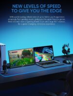 ARZOPA 16.1'' 144Hz Portable Gaming Monitor, 106% sRGB 1080P FHD Kickstand Portable Monitor with HDR, Ultra Slim, Eye Care, External Second Screen for Laptop, PC, PS5, Mac, Xbox-Z1FC - Image 3