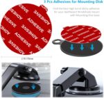 PKYAA Dashboard Pad Mounting Disk Sticky Adhesive Replacement Kit, 3pcs 2.76"(70mm) Circle Heat Resistant Double-Sided Stickers for Suction Cup Car Phone Holder Disc & Windshield Dash Cam - Image 3
