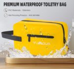 Waterproof Bag for Travel, Waterproof Toiletry Bag for Men, Dopp Kit Travel Essentials Shaving Storage Pouch Leak Proof Hanging Organizer Case for Beach, Kayaking, Boating - Image 3
