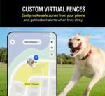 Fi Series 3 Smart Dog Collar - GPS Dog Tracker and Activity & Fitness Monitor, Waterproof, LED Light, Escape Alerts, Nationwide Coverage [Free 6 Month Membership] (Gray, Large) - Image 4