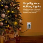 Geeni Dot Smart Wi-Fi Outlet Plug – Compact Design, Works with Alexa & Google Assistant, No Hub Needed, 2.4GHz, 2 Pack - Image 5