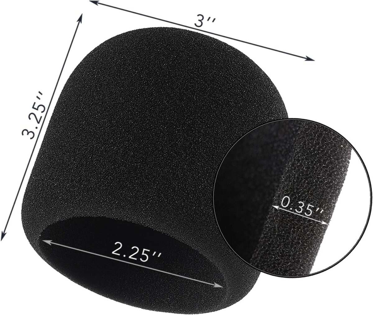 Sound Addicted - Foam Cover Windscreen for Blue Yeti Microphones | Ideal for Podcasting & Professional Recordings - Image 3