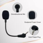 Replacement Microphone Compatible with Corsair HS50 60 70 Gaming Headset Detachable Microphone Gaming Headset for PS5 PS4 PC Xbox Noise Cancelling Mic,3.5mm Black - Image 6