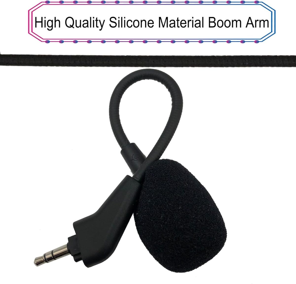 Replacement Microphone Compatible with Corsair HS50 60 70 Gaming Headset Detachable Microphone Gaming Headset for PS5 PS4 PC Xbox Noise Cancelling Mic,3.5mm Black - Image 8
