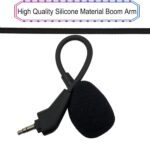 Replacement Microphone Compatible with Corsair HS50 60 70 Gaming Headset Detachable Microphone Gaming Headset for PS5 PS4 PC Xbox Noise Cancelling Mic,3.5mm Black - Image 8